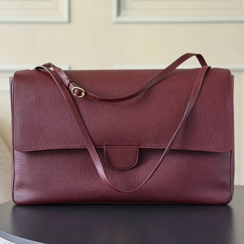 20A Designer TOP Quality Large Maxi Flap bag Shoulder Bag for Women Grain Cowhide Leather Crossbody Handbag Vintage Oversized Daily Purse Size 39*28