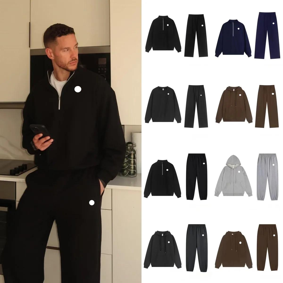 Yoga Hoodies Stand Up Collar 1/4 Pullover Outfits Men Women Sweatshirts 3D Sier Chest Loose Long Sleeve Sweatwear SIZE S-3XL