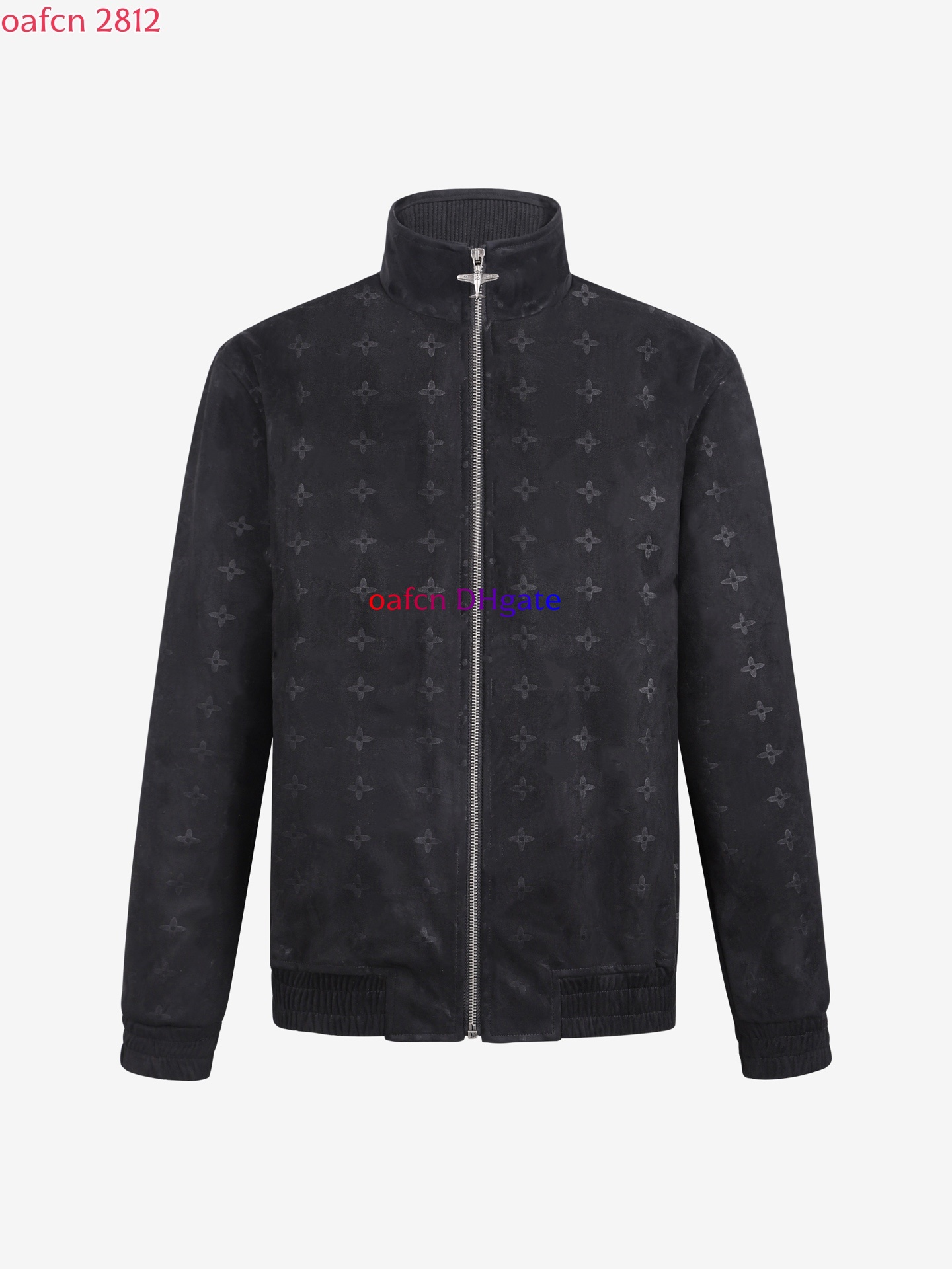 Jacket windbreaker mens jacket men designer jacket jackets coat wind breaker hoodie Cotton Monogram embossed suede leather hooded jacket 2812