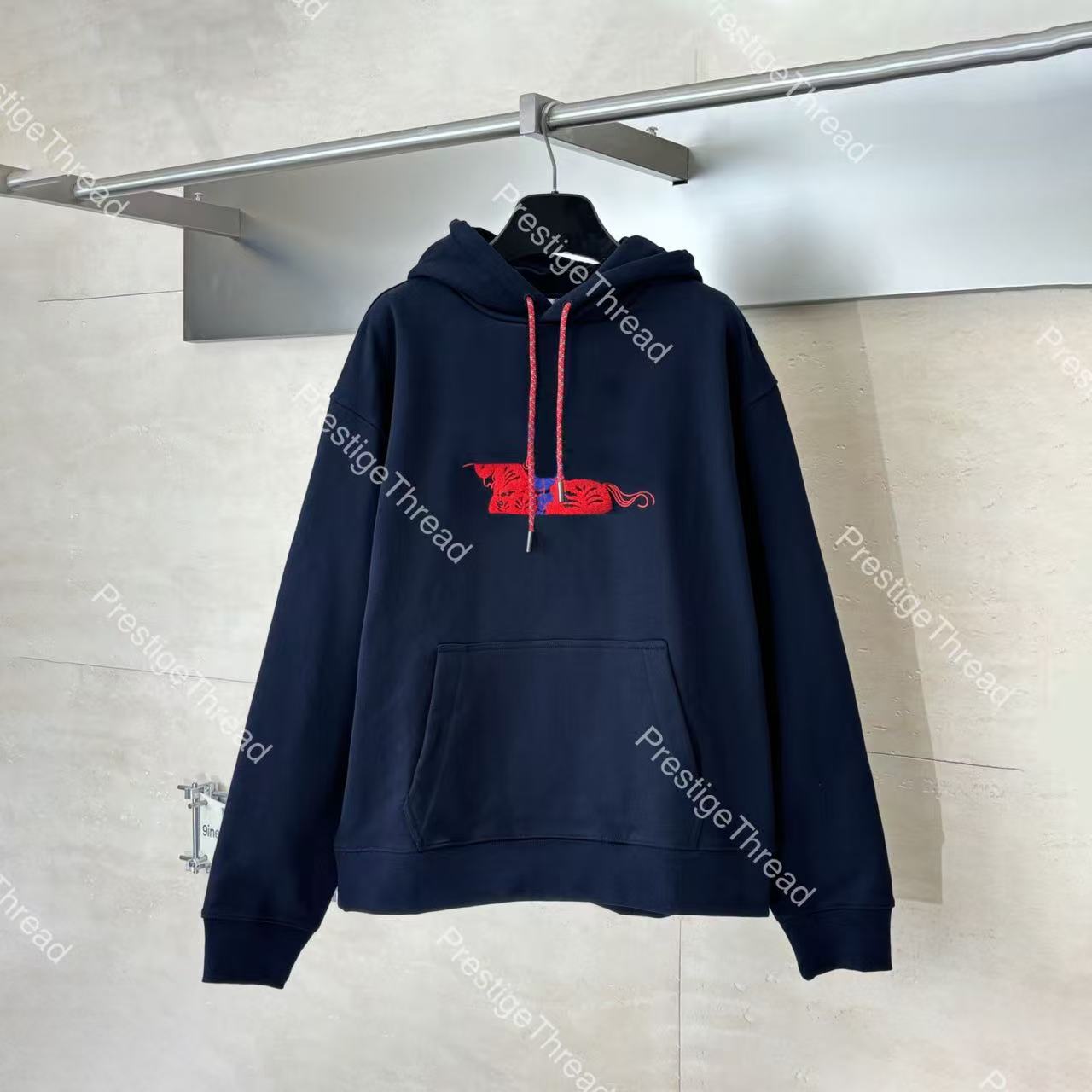 New Equestrian Knight Logo Cotton Hoodie Designer High-Quality Men's Hoodies & Sweatshirts Sports Casual Pullover