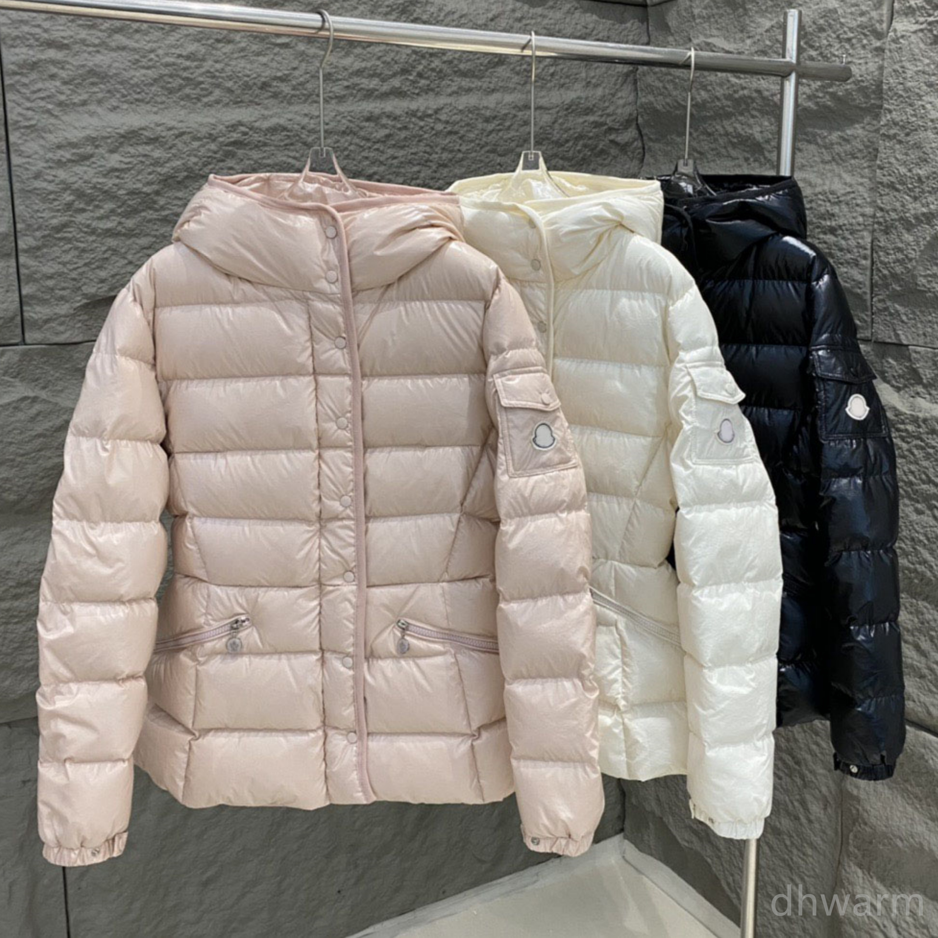 M-series puffer jacket women Down Jacket Winter Coat Real Down Warm Fashion Parka Windbreaker outdoor warm Parkas White duck down jacket