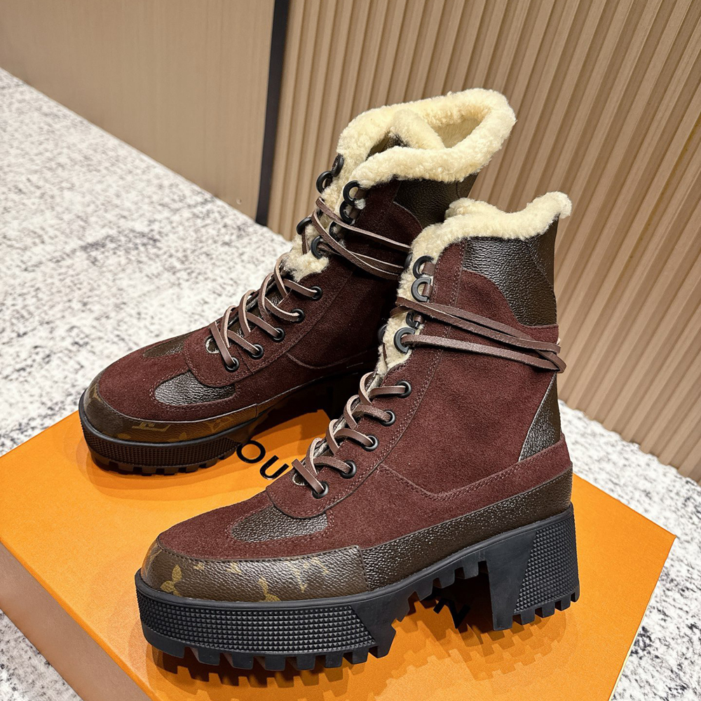 Booties Luxury Designer Womens Brown Black Leather Patent Logo Lace Up Ankle High Fashion Party Formal Footwear Quality Comfort Modern Stylish Trend