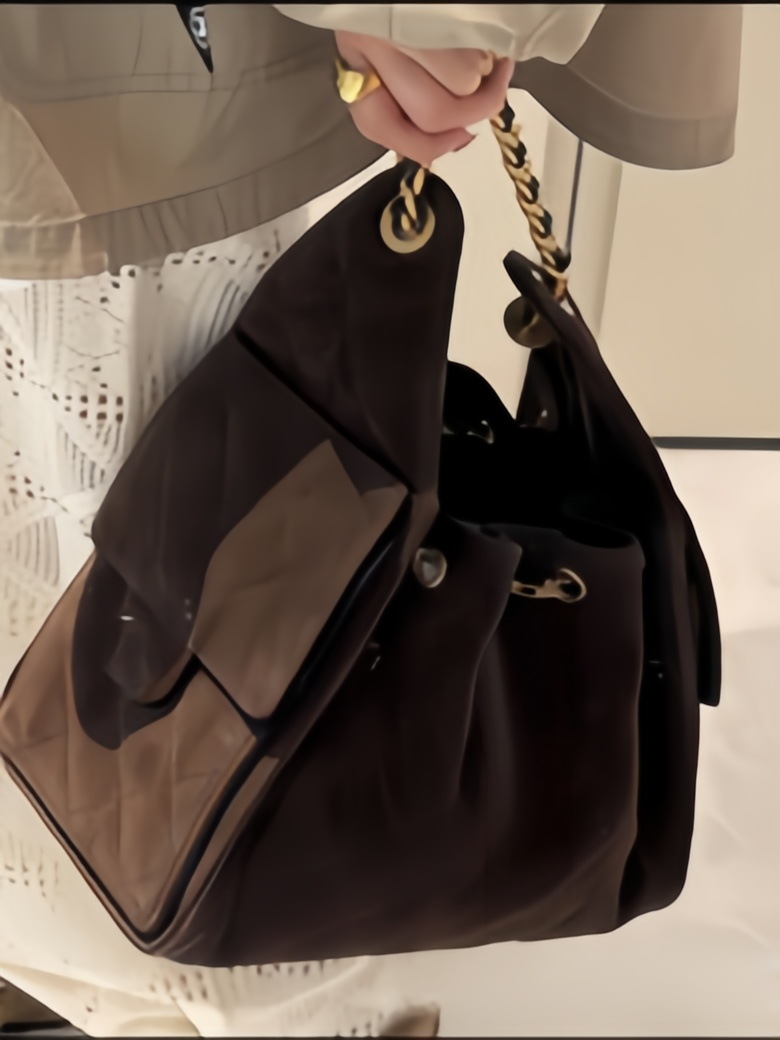 designer bag CC bag 25bag Bucket Bags High Quality makeup bags Lingge frosted leather chain bucket bag outdoor Genuine Leather shoulder bag shopping