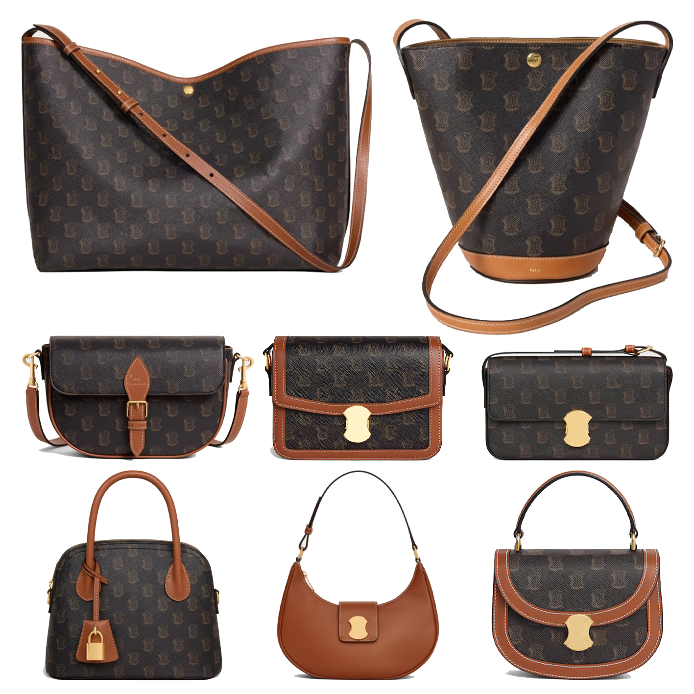 Mirror quality Designer bag Luxury soft triomphes shopper bag Womens handbags leather tote bag fashion crossbody Shoulder Bag large capacity travel