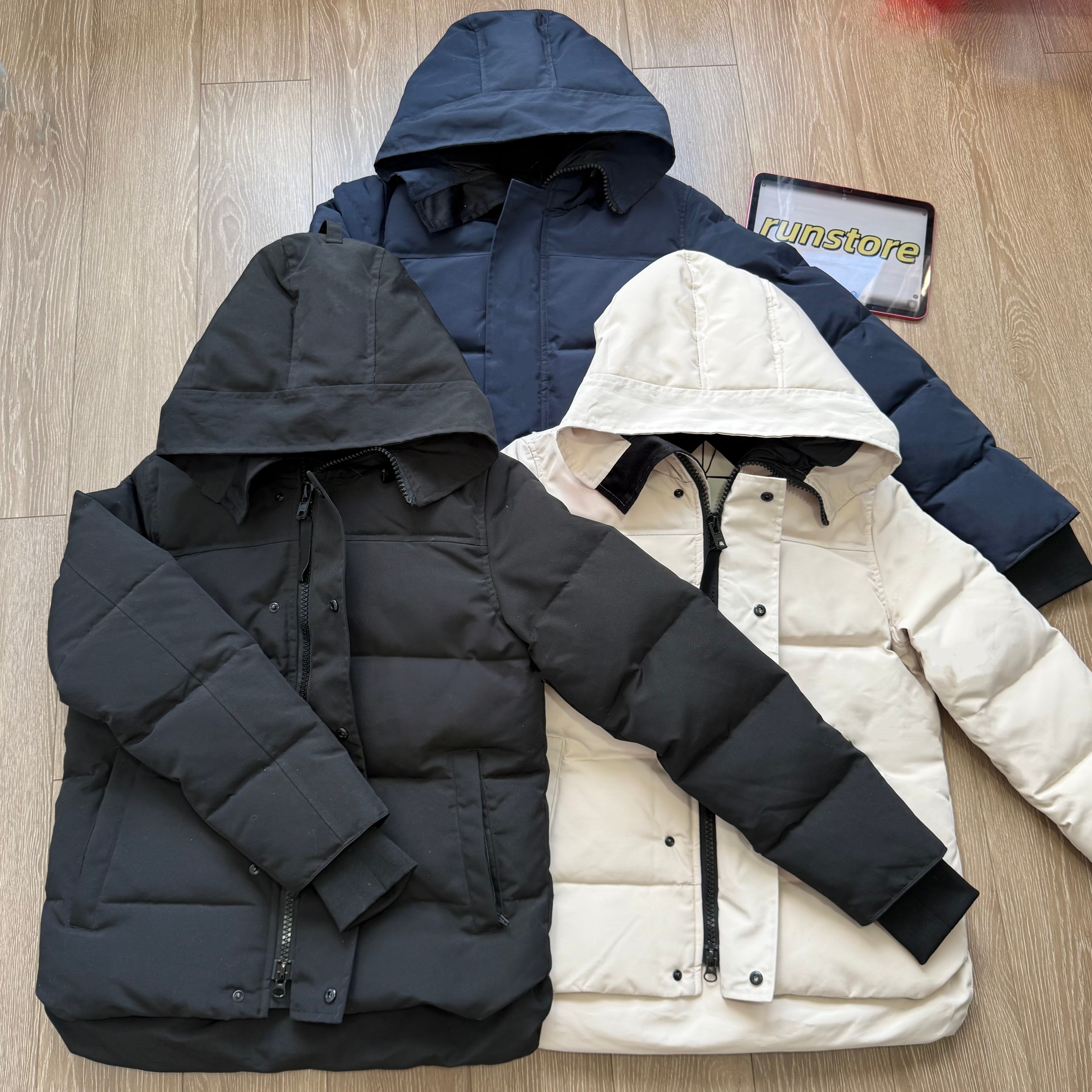 High Quality Men Jacket Real Big hoode Women down jacket Clothing Fashion Winter Jacket Parka Outerwear Wyndham Doudoune Homme Coat XS-XXXL