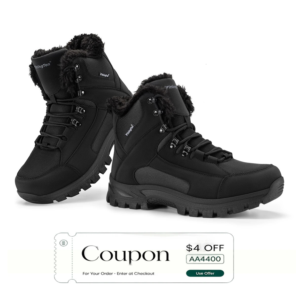 Winter Boots for Men Wide Fit Snow Coldproof Warm Thick Lined Outdoor Hiking Shoes Men's Footwea 260917