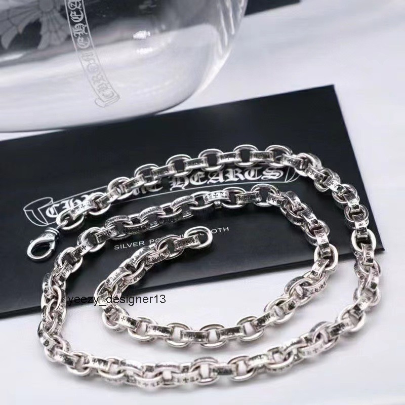 designer pendant necklaces luxury jewelry for men women gold silver woman punk cross necklace hip hop t 63QQ chrime''chrome''cro