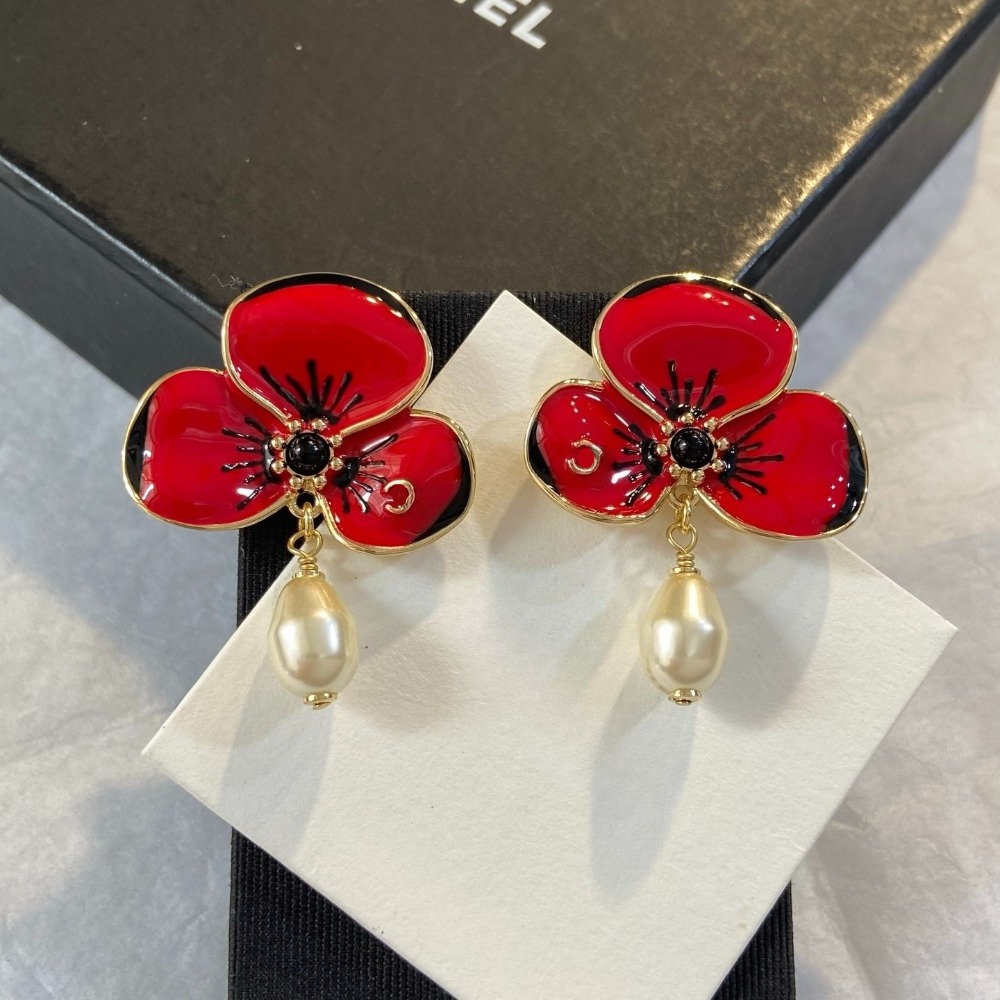 Boucles d'oreilles de luxe de styliste pour femmes, bijoux en perles, lettre, cadeau de saint-valentin, fiançailles, fête de mariage, accessoires
