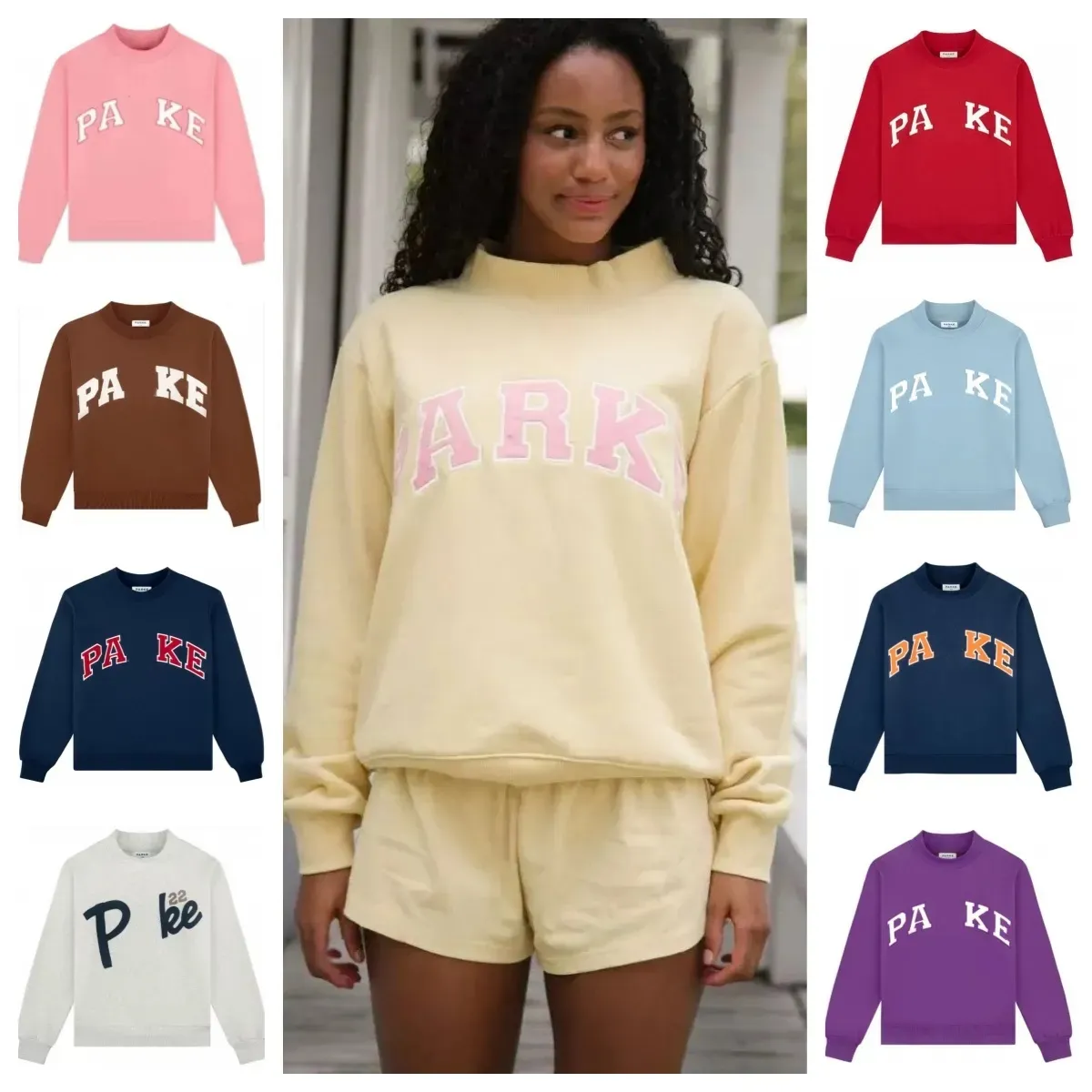 100% coton designer sweat à capuche femme sweat-shirt à col montant printemps automne extérieur sweats à capuche décontractés tenue quotidienne f