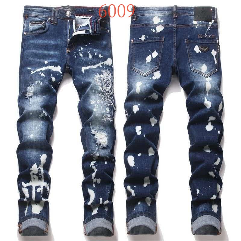 Jeans de créateur hommes jeans baggy pour hommes pantalons en jean évasés y2k Jeans noir skinny slim fit uomo Jeans streetwear femmes trou hip ho