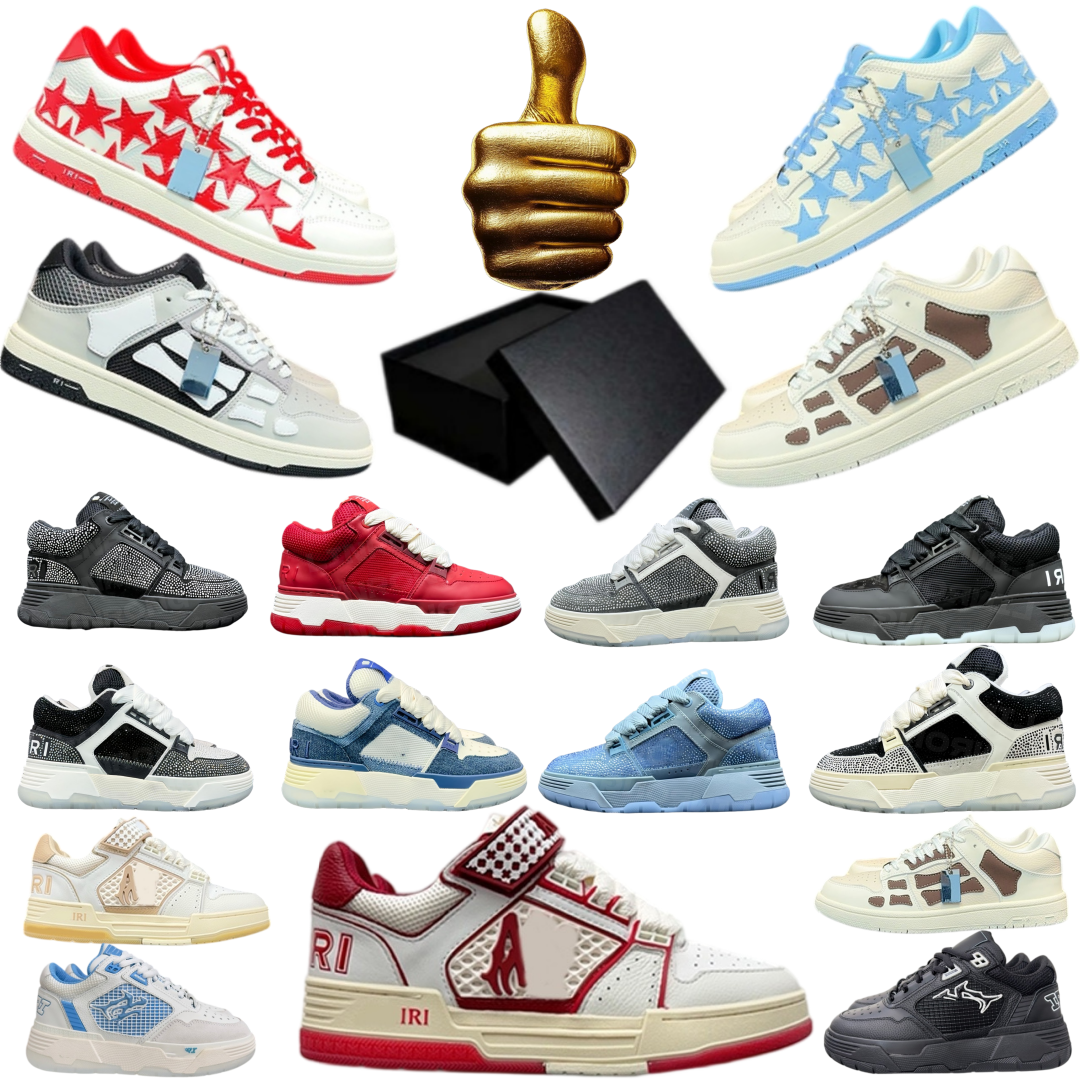 AAAAA Moderb Designed quality ma 1 designer skeltop2 best selling couple's bone men women am brand shoes leather mesh daily outfit various colo