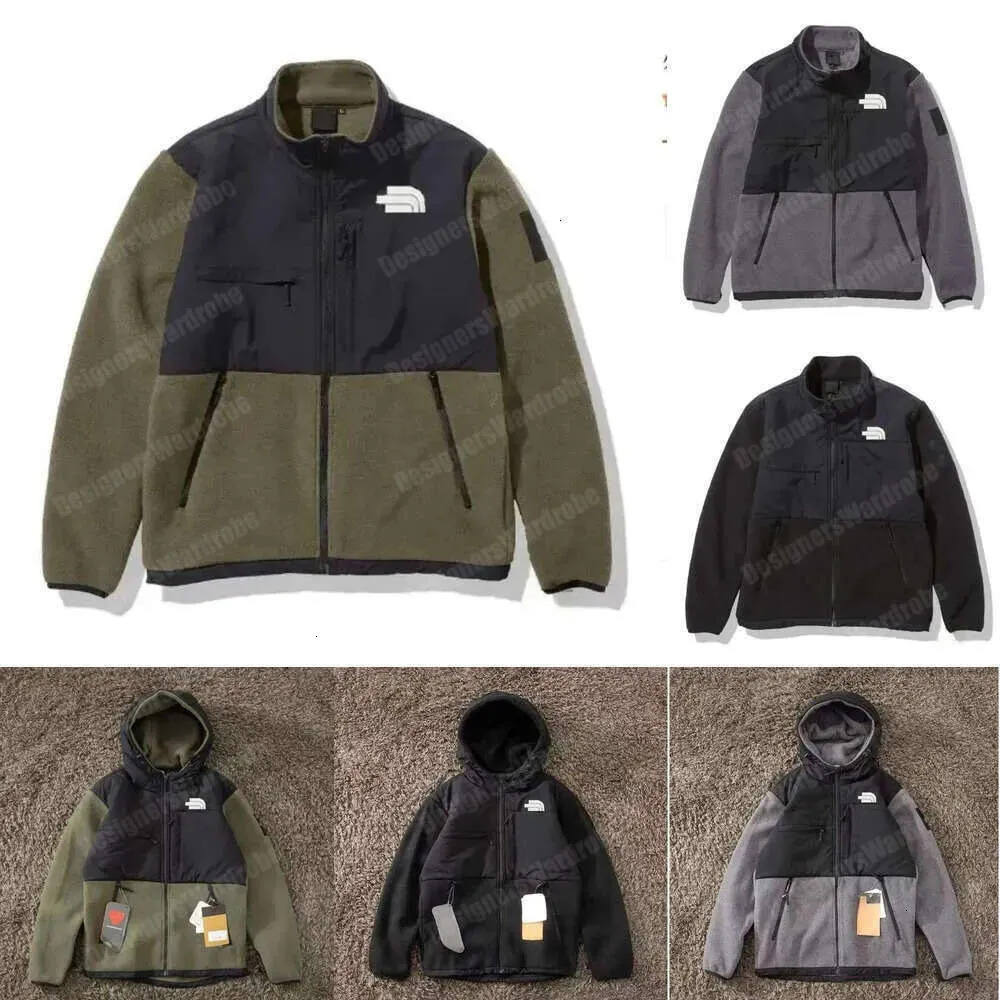 Men Polar Jacket Designer Face Jacket Coat Polar Fleece Jacket Designer Leisure Thickened Collar Cotton Outdoor Sport Windbreaker Puffer Men Polar J