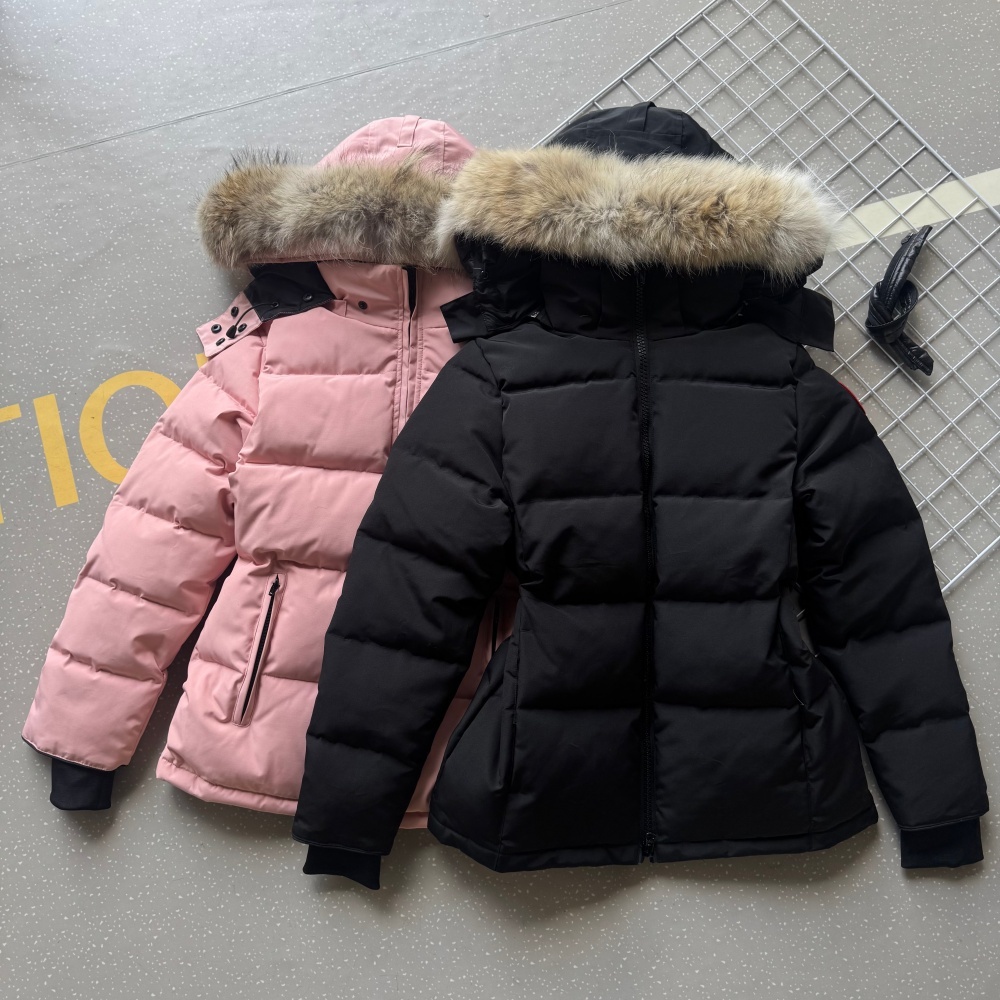 Women Puffer Jackets Designer down Jacket Winter Coats Real Wolf Fur Top Female womens autumn winter Large Clothing Coats Doudoune Femme XS-2XL
