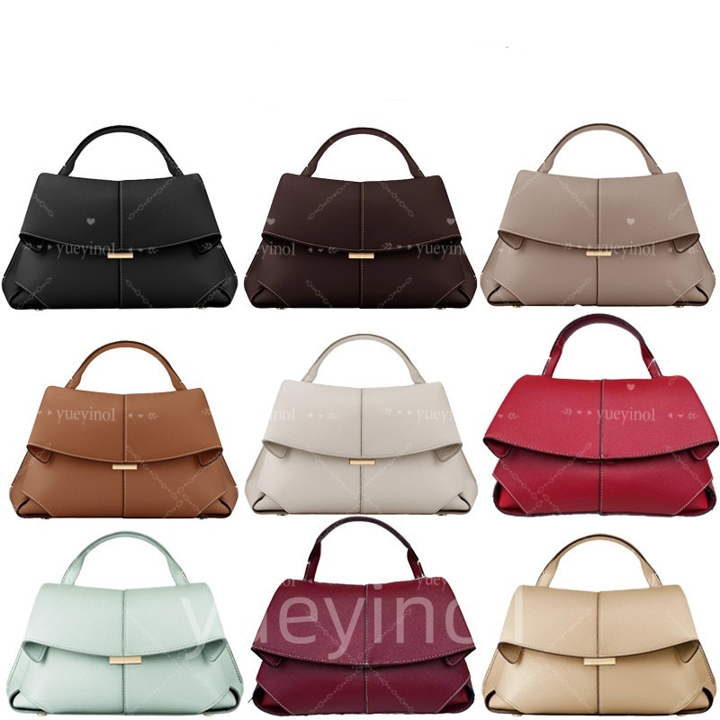 Women's Top Handle Handbag Textured Flap Bag Elegant Casual Handbag for Daily Work Shopping