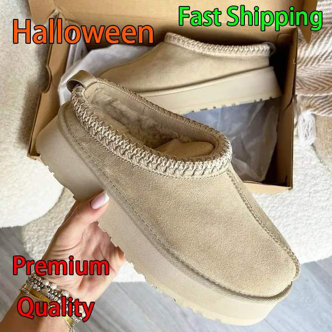 Designer Disquette Heritage Slippers Tasman Slides Cassic Ultra Mini Platform Boot Suede Shearling Disquette Slippers Women Men Slide Ankle Mules Wi