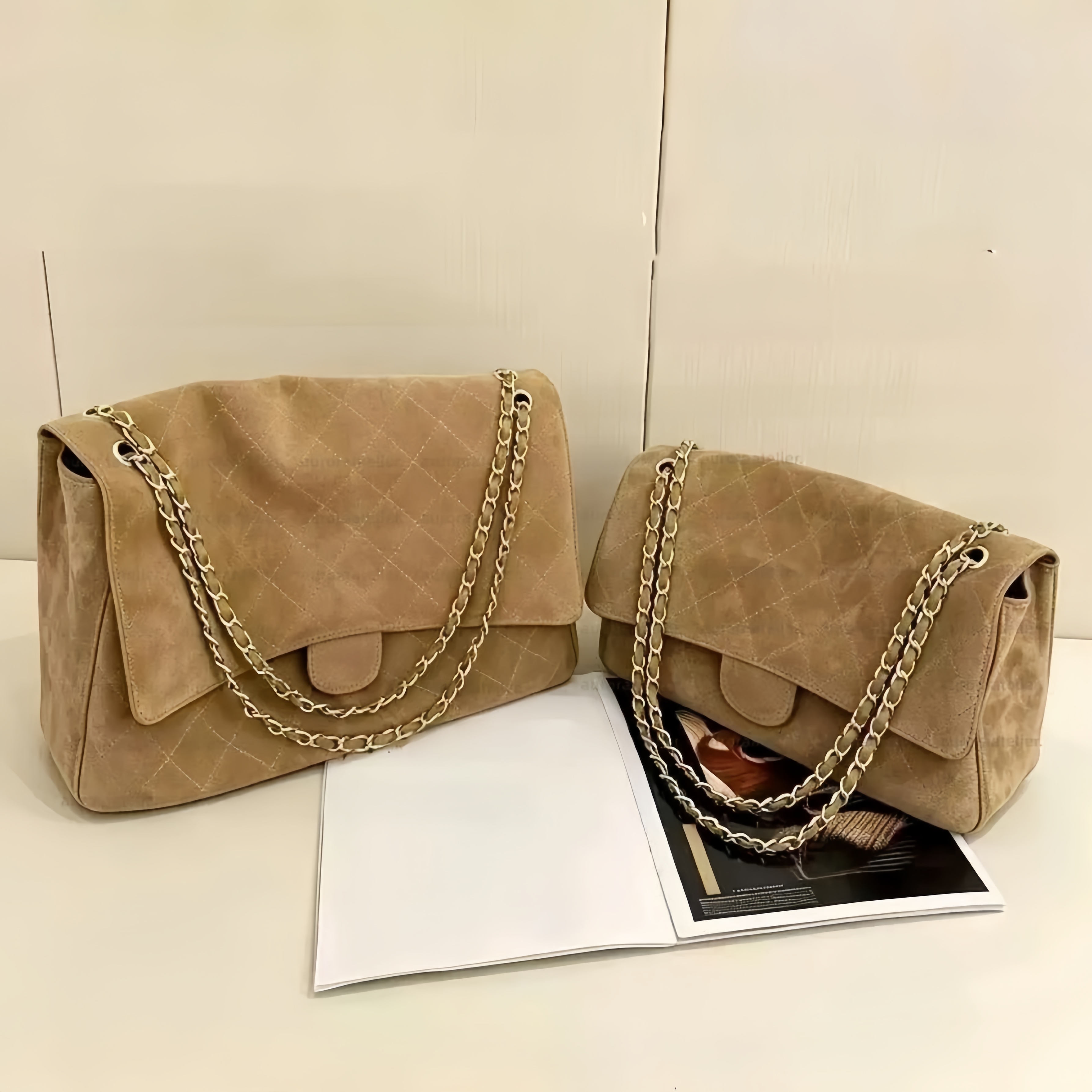 26S bag maxi Flap bag women designer bag MaxiShopping bag Grain cowhide shoulderbag Classic Flap Vintage HandbagsCowhide Leather Airport Genuine Lea