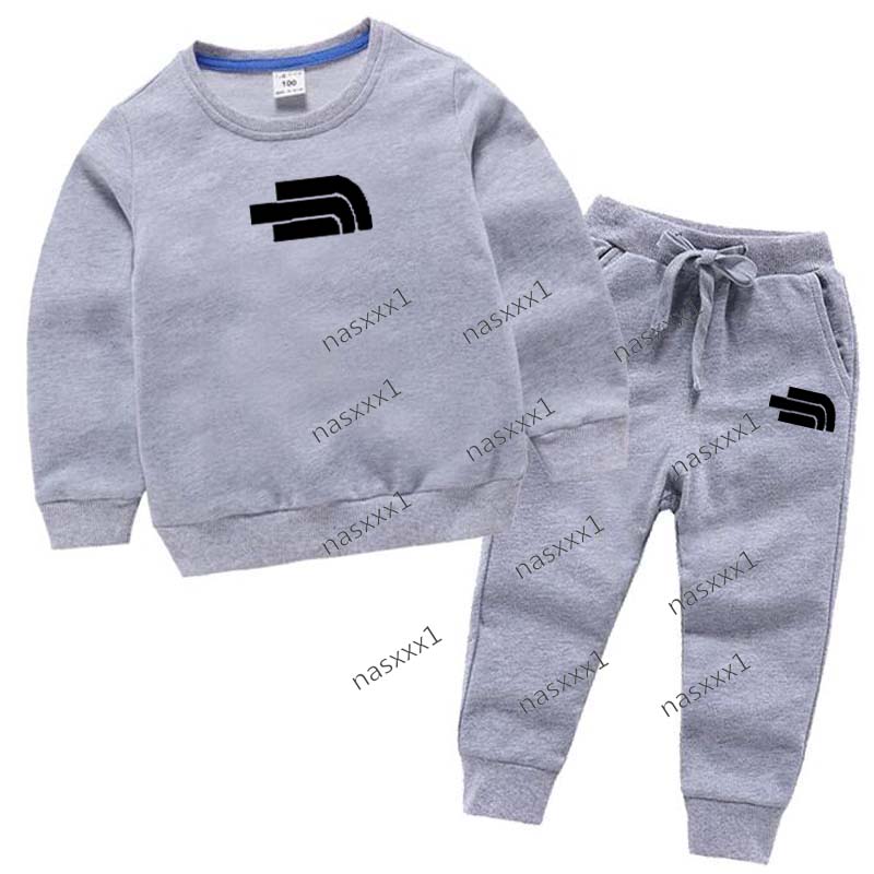 Ensemble de vêtements pour bébé 2 pièces/ensemble automne 100% coton, sweat-shirt à manches longues, pantalon pour garçons et filles, joli sweat