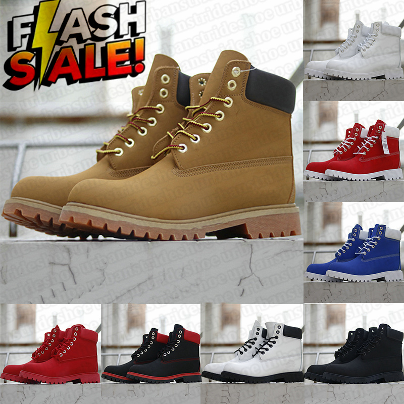 designer boots woman luxury Tims Boots Shoes Men Boots Waterproof Ankle Classic Martin Shoe Cowboy Yellow Red Blue Black Pink Hiking Motorcycle Boot