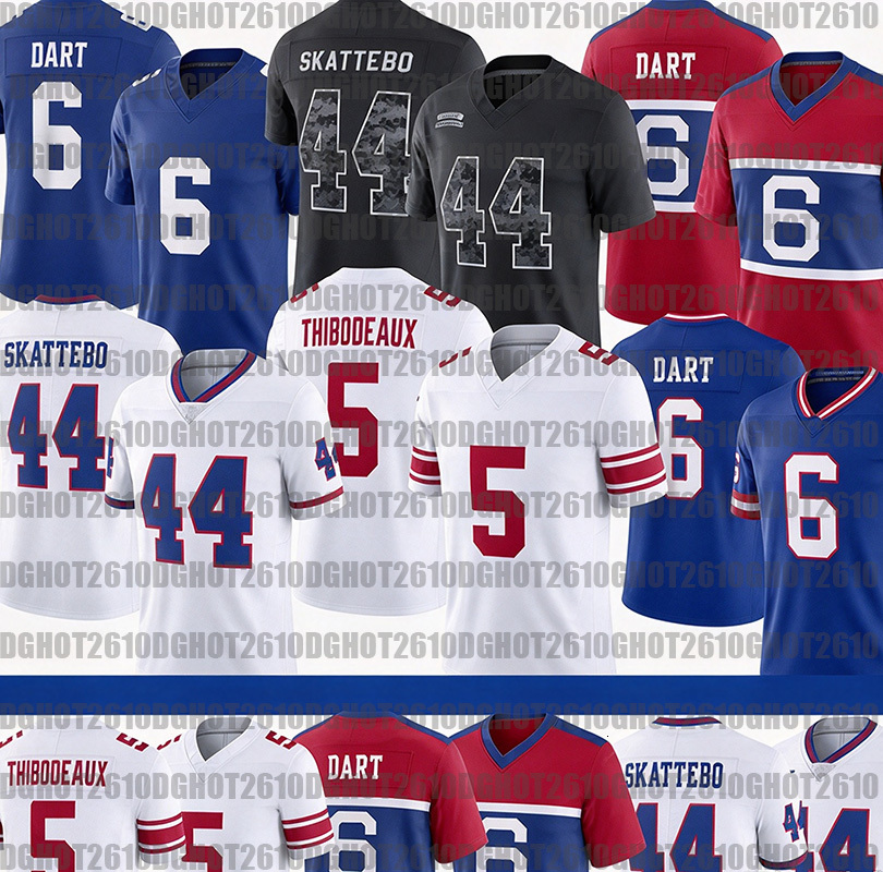 2026 New Custom York Giantsjersey Abdul Carter Malik Nabers Brian Burns Russell Wilson Kayvon Thibodeaux Dexter Lawrence II Taylor Strahan Football