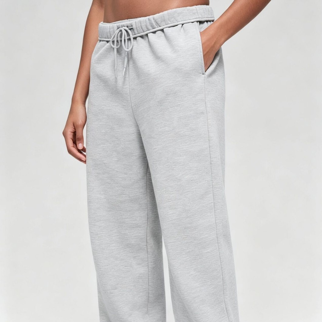A123 Women Outdoor Spring Yoga Pant Casual Loose Sweatpants Straight Leg Wide Leg Pants Feeling Slimming Legs Soft Fabric Straight Jogger workout