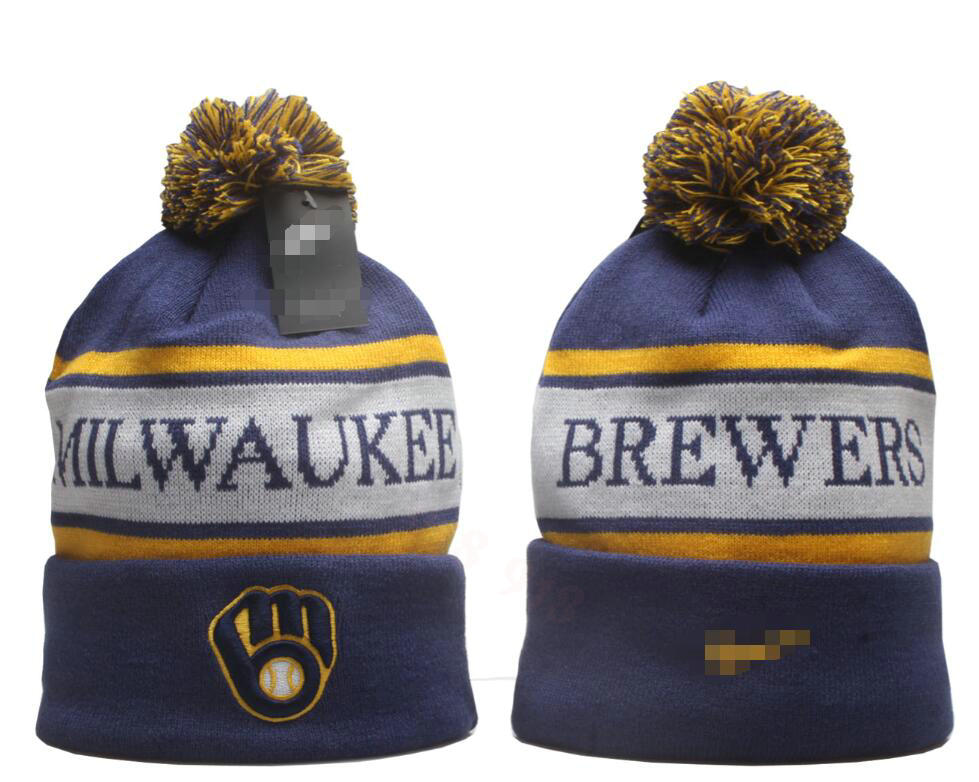 2026 Brewers World Series Champs Knitted Hats Champions Sports Teams Baseball Basketball Beanies Pom Fashion Winter Top Caps Sport Knit Hat a