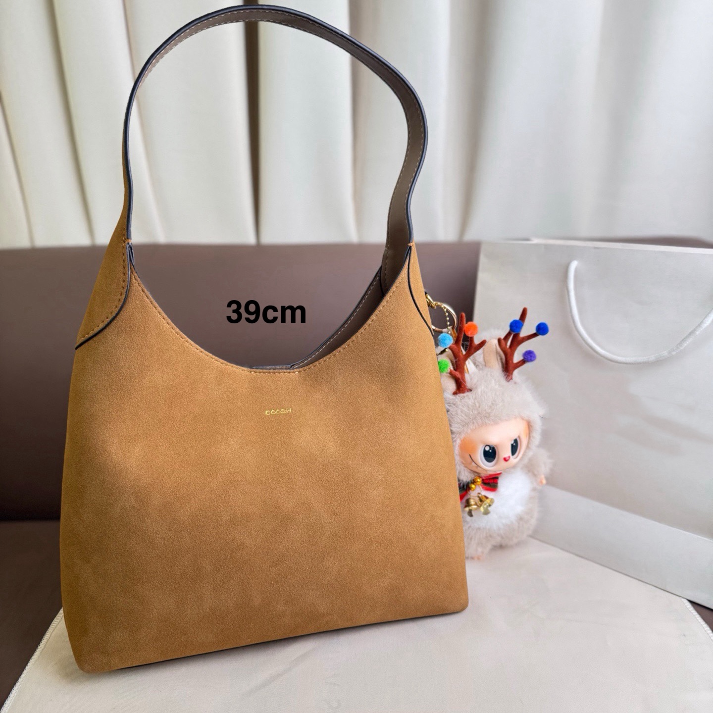 Brooklyn bag Designer bag Luxury women genuine leather handbag Suede bag High Quality Classic Underarm Bag Large CapacityTote Shoulder Bag