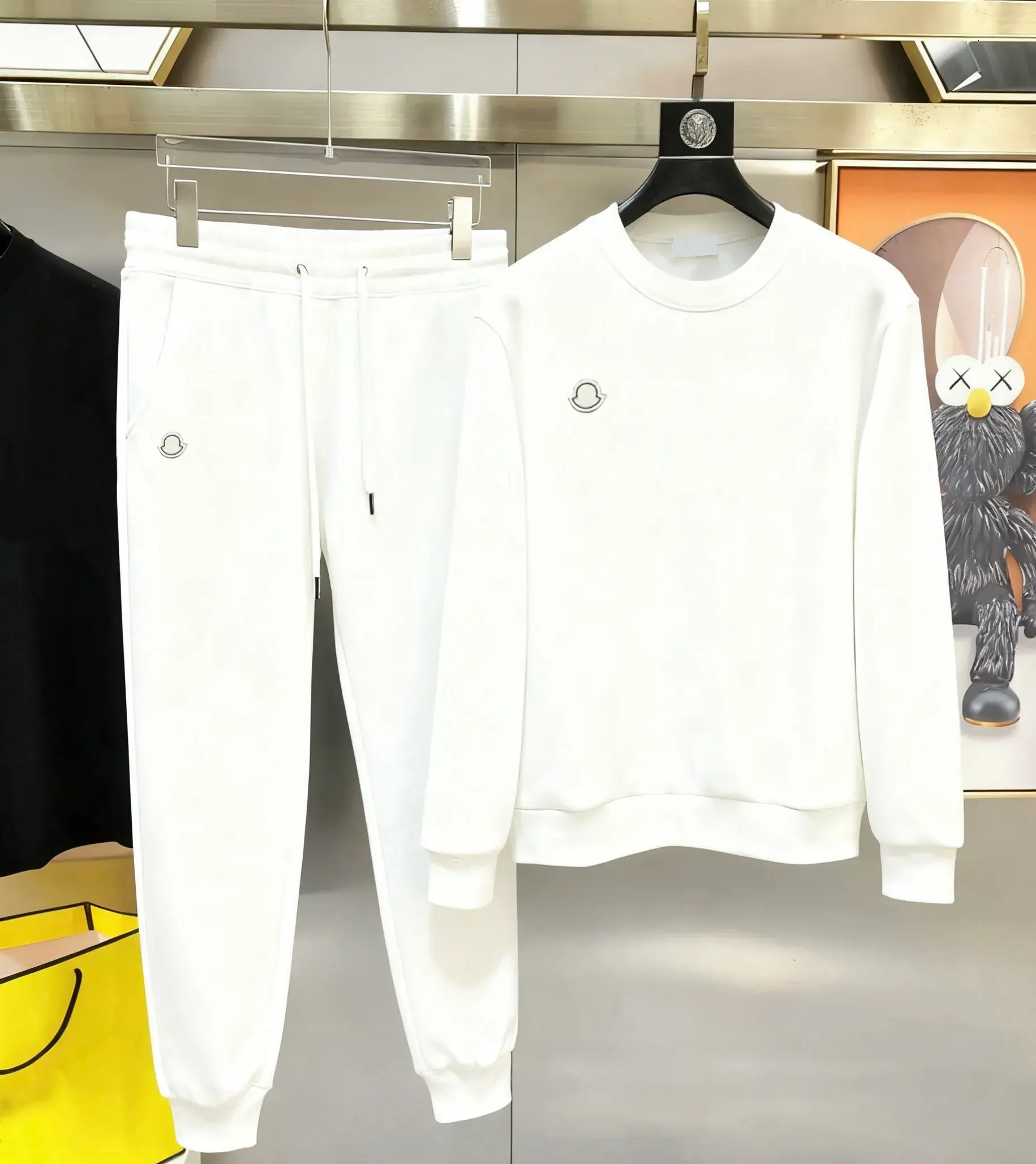 Mens Designer Tracksuits Suit Letters Print High Street Loose Woman Sweatsuit and Sweatpants Sets Casual Sports Pants Jogger Clothing 694