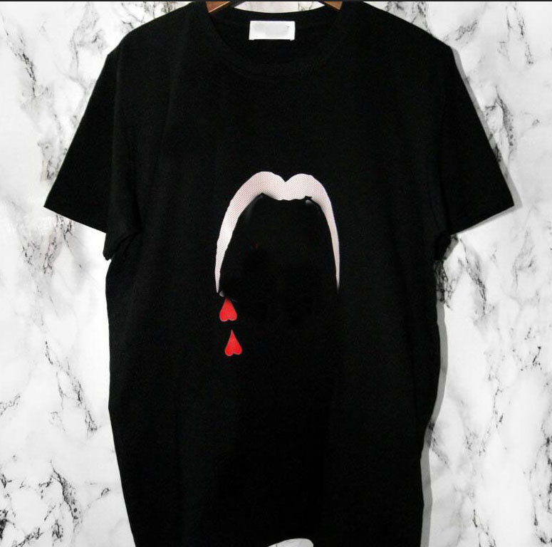 classic mens T-shirt Cotton High Quality Casual signature O-Neck Top Female Letter Print Solid loose Lovers short sleeve Tees