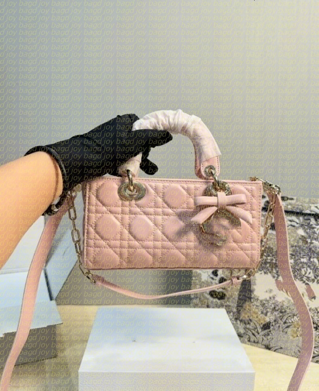 2026 Luxury Lady D Tote joy Bag mombasa bobbys Women beach Bags purse Designer Handbag with Bow saddle shoulder bag wallet backpack 78207