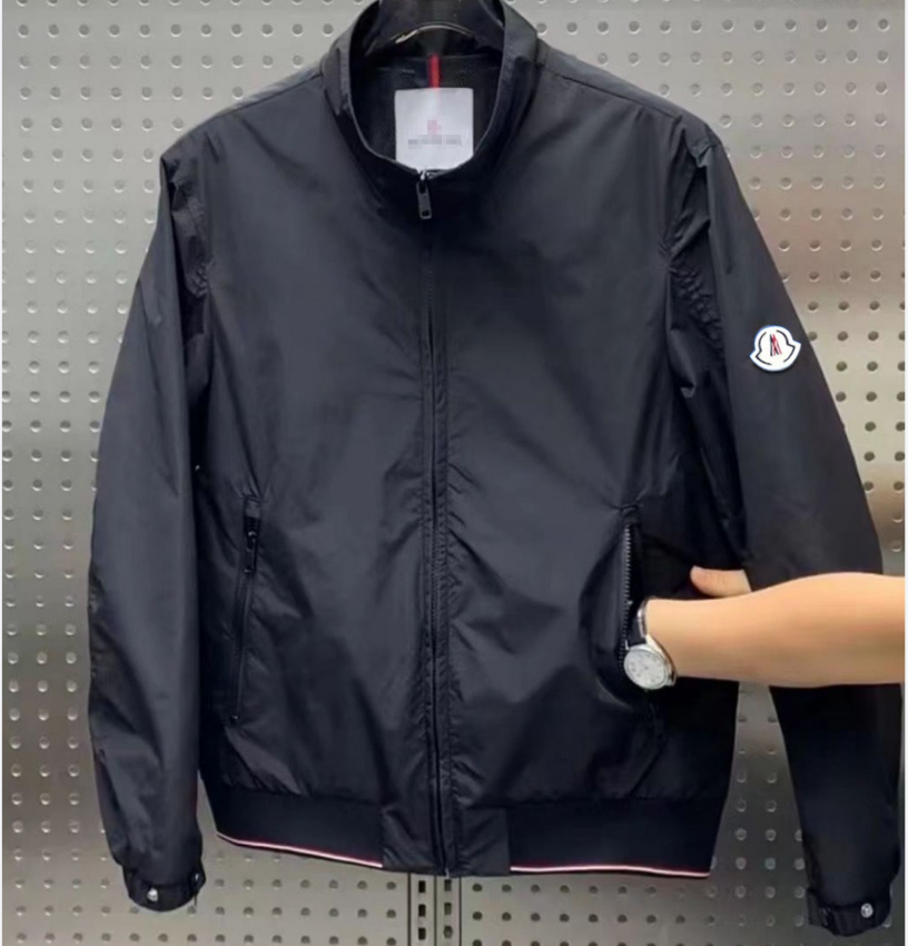 Men's Jackets Designer Black Soft Fabric Zipper Casual Mens Jackets Clothing Man Outerwear Fashion hombre Casual Street coats