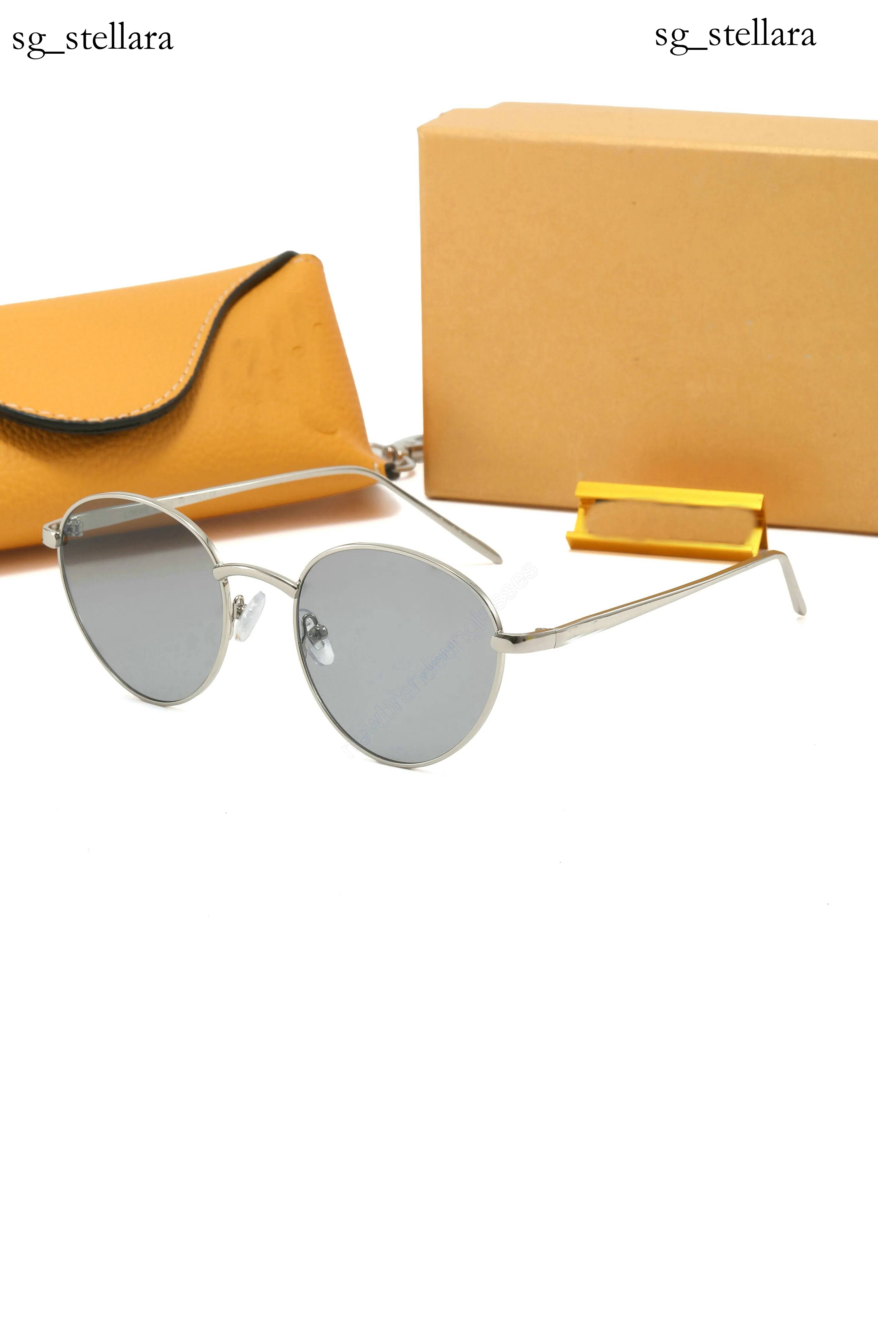 2026 Shooting Star Sierra Pour Femmes Vintage Cadre Rond Mode De Luxe Designer Hillock Lunettes De Soleil Lunettes Tendances Produits Maxi Anagra