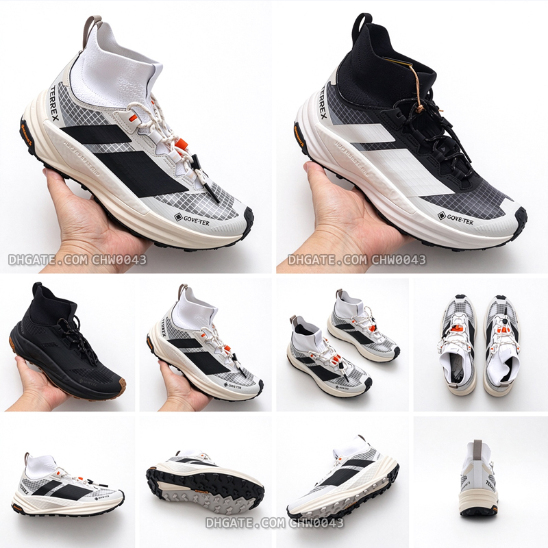 Top Designer Terrex Freehiker 3 Ultra Mid GORE-TEX Running Shoes Men Trainers Waterproof Anti-slip Off-road Hiking Shoes Waterproof Outdoor Sneakers