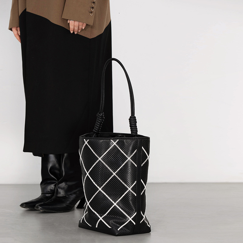 Luxury Vintage Designer Bag Black Bucket New Model Shoulder Crossbody High Quality Material Unique Design Large Capacity Tote For Women SENYY