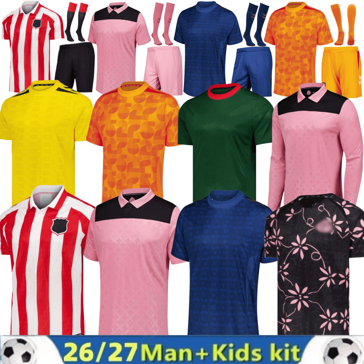 sunderland 26 27 Soccer JerseyS Home away third 2025 2026 RED BLACK KIDS s STEWART SIMMS ROBERTS AMAD CLARKE Diarra 19 EMBLETON E NIEN Football Shir