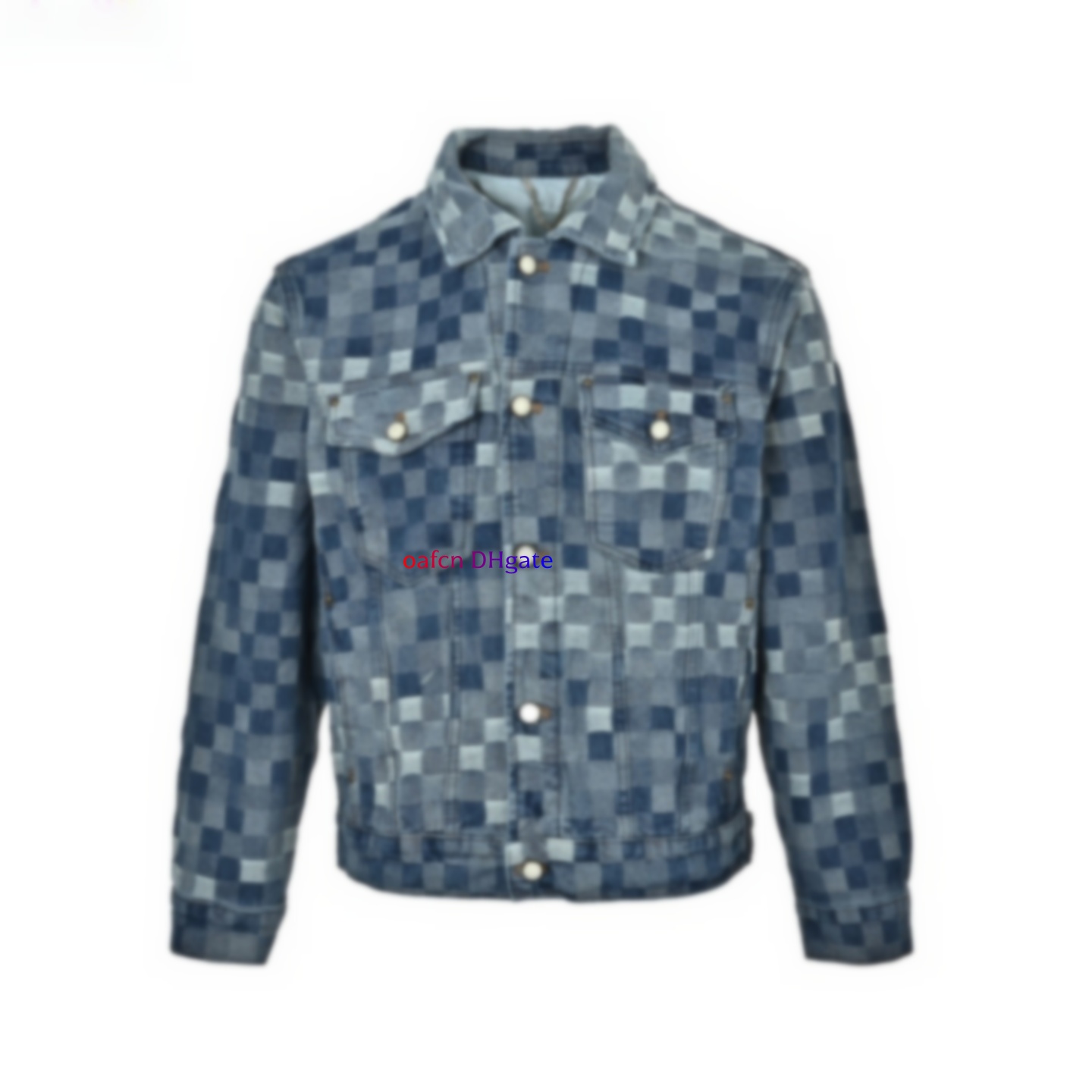 Designer jacket men's Fashion Full of printed presbyopia letter jacket long sleeved loose top Male warm jacket Damoflage jacquard denim jacket