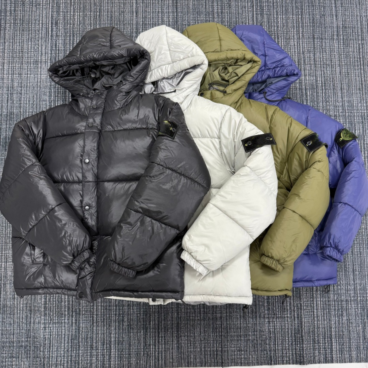Men's Jackets Designer Pocket Stoness Jacket Long Sleeve Zipper Badges Men Casual Coat Windbreaker Embrodiery Mens Shirts Cpfm Puffer Jacket