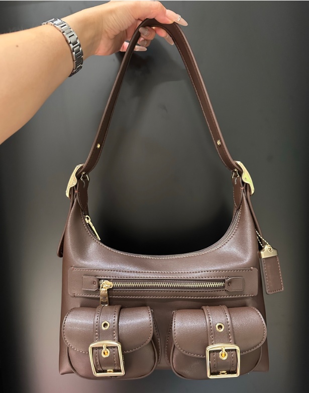 High Quality Women's Leather ALLISON 29 Shoulder Bag Retro Hobo Motorcycle Bag Designer Bag Women Handbag Crossbody Underarm Purse Wallet Soft
