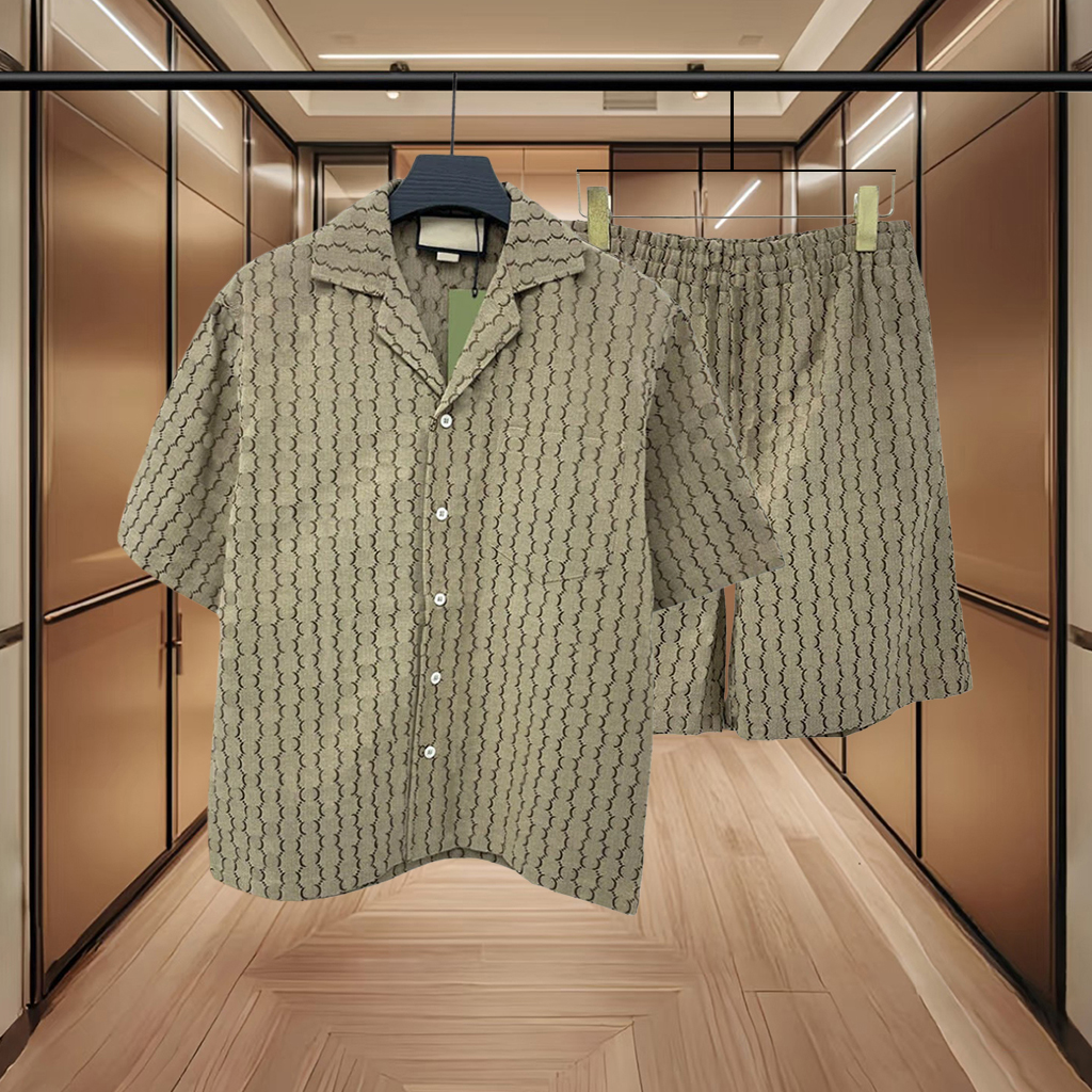 Men's shirts high quality designer Men's T-shirt fashion classic small jacquard men shirts casual shirts party single row button down shir