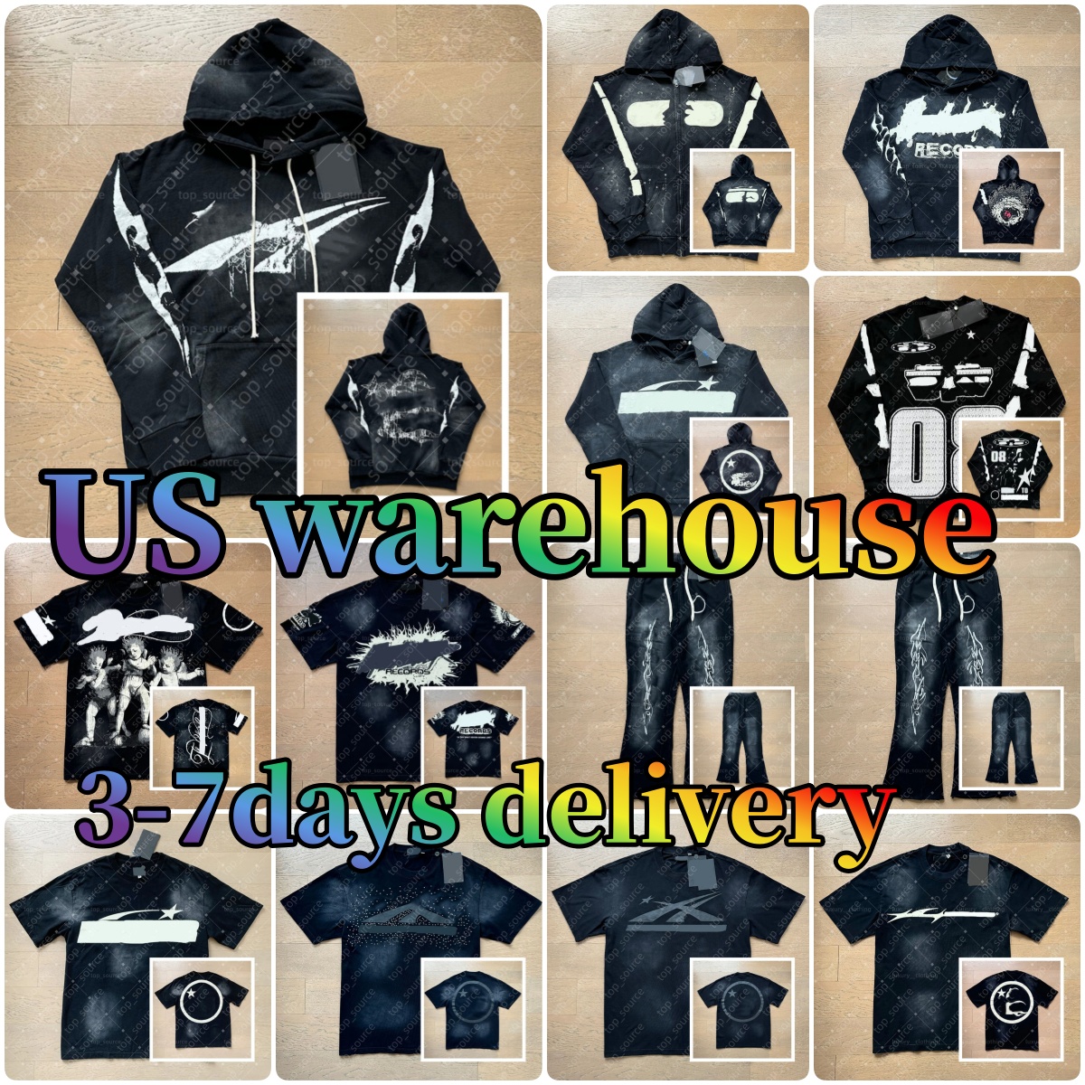 High quality designer graphic shirt Mens short sleeve designer with NFC scan new womens wash street loose round neck casuas High Streets Trendl mens