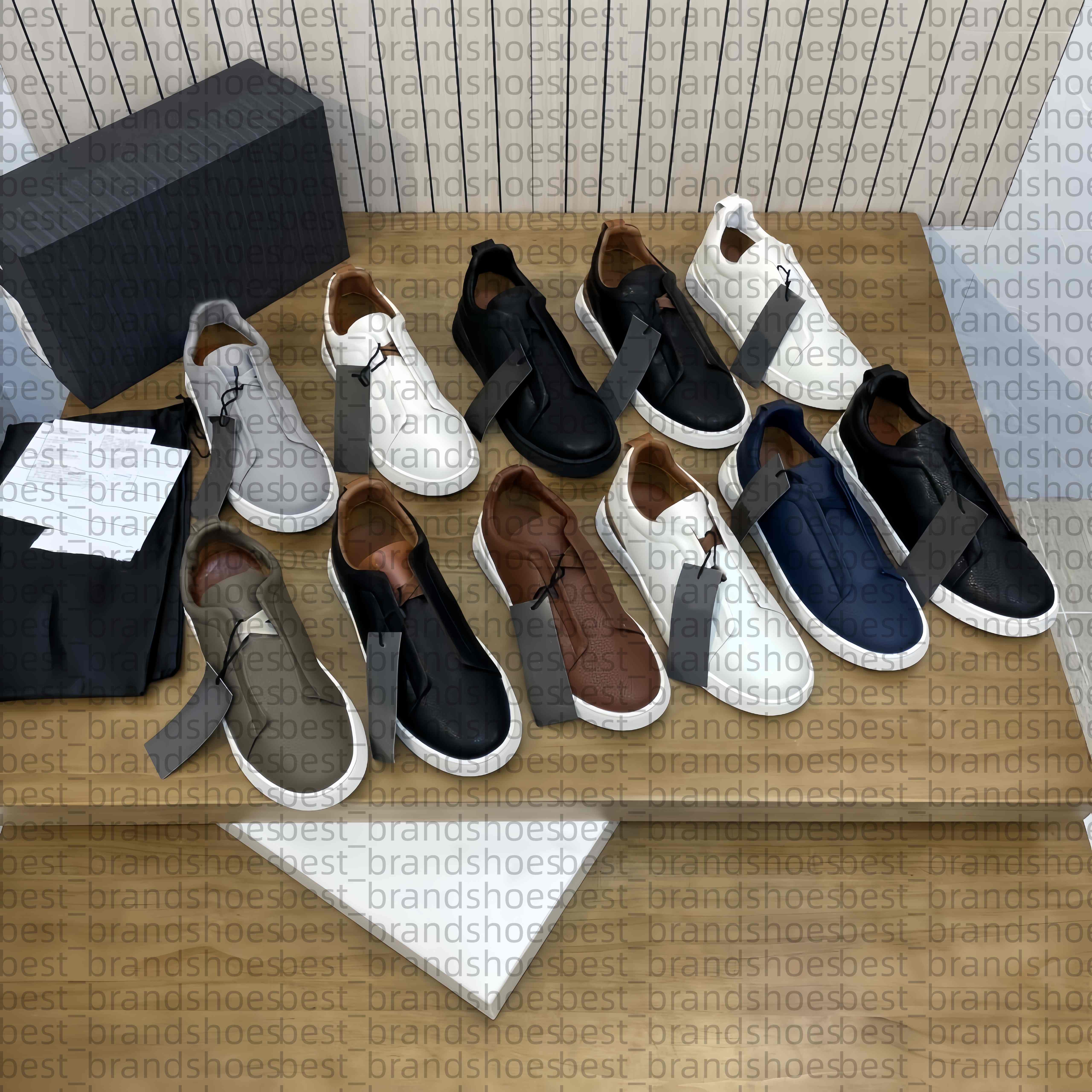 Designer Hommes Chaussures Habillées À Lacets Business Casual Social Party Qualité Baskets En Cuir Formateurs Formels Chaussures De Plein Air 38-