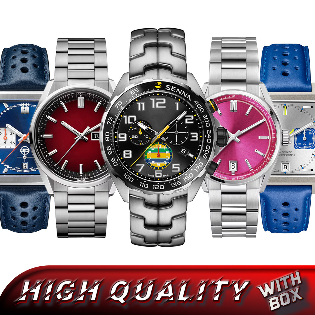 TAGly Heuererlyness Watch Luxury Mens F1 Watch Man Designer Watch Man Watch Woman Chronograph SuperClone Watch Top Quality Quartz Automatic Mechanic