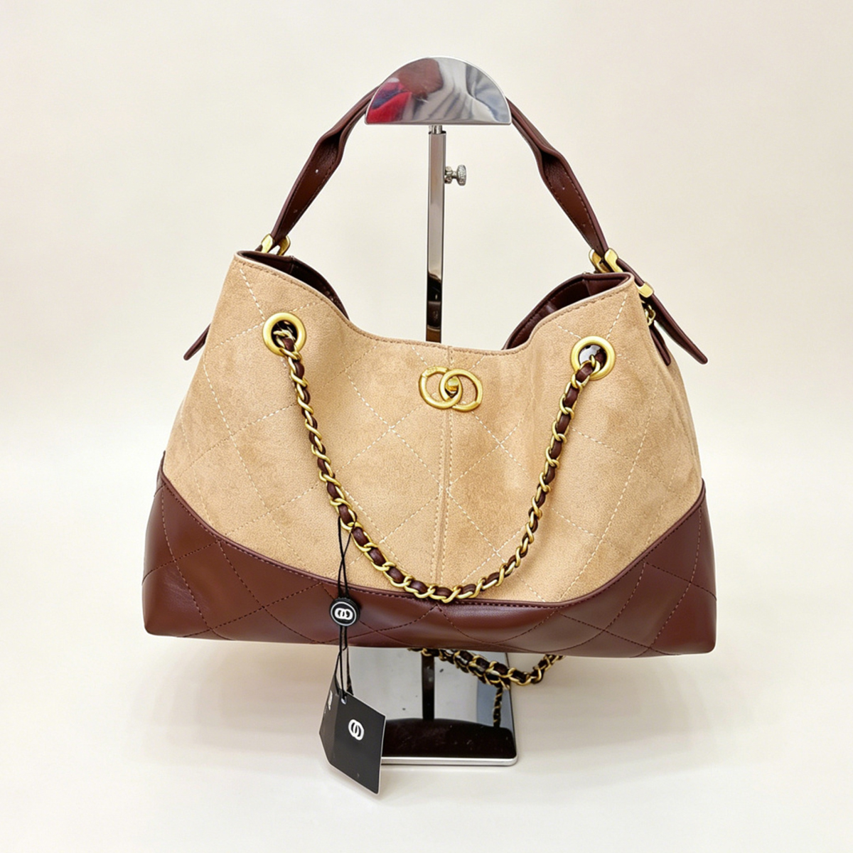2026 Hot Viral Womens Bucket Bag Large Capacity Underarm Shoulder Purse Soft Faux Leather Trendy Chain Handbag High Quality
