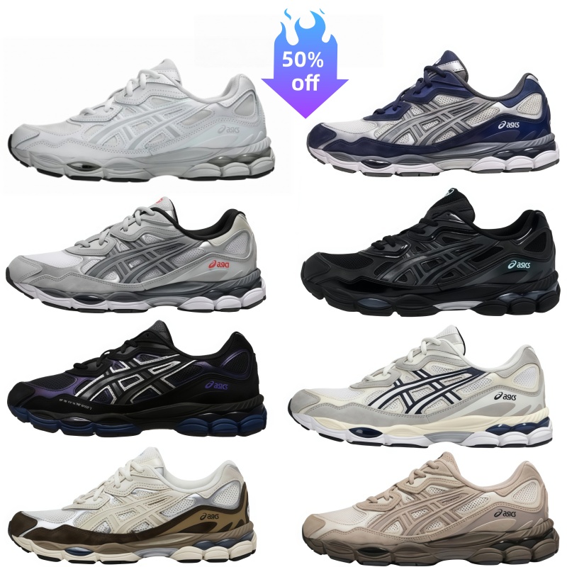 Designer-Schuhe ASICS GEL-NYC Sneakers Herren Damen Retro-Marathon-Laufschuhe Multifarben Mesh Wildleder Atmungsaktives Kissen Streetwear-Trainer Sc