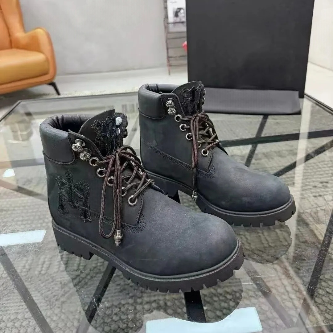 Hike Boot Designer Luxury Black Leather Suede Lace Up Combat Ankle Tactical Outdoor Fashion Footwear Quality Comfort Modern Stylish Trendy Blue Whit