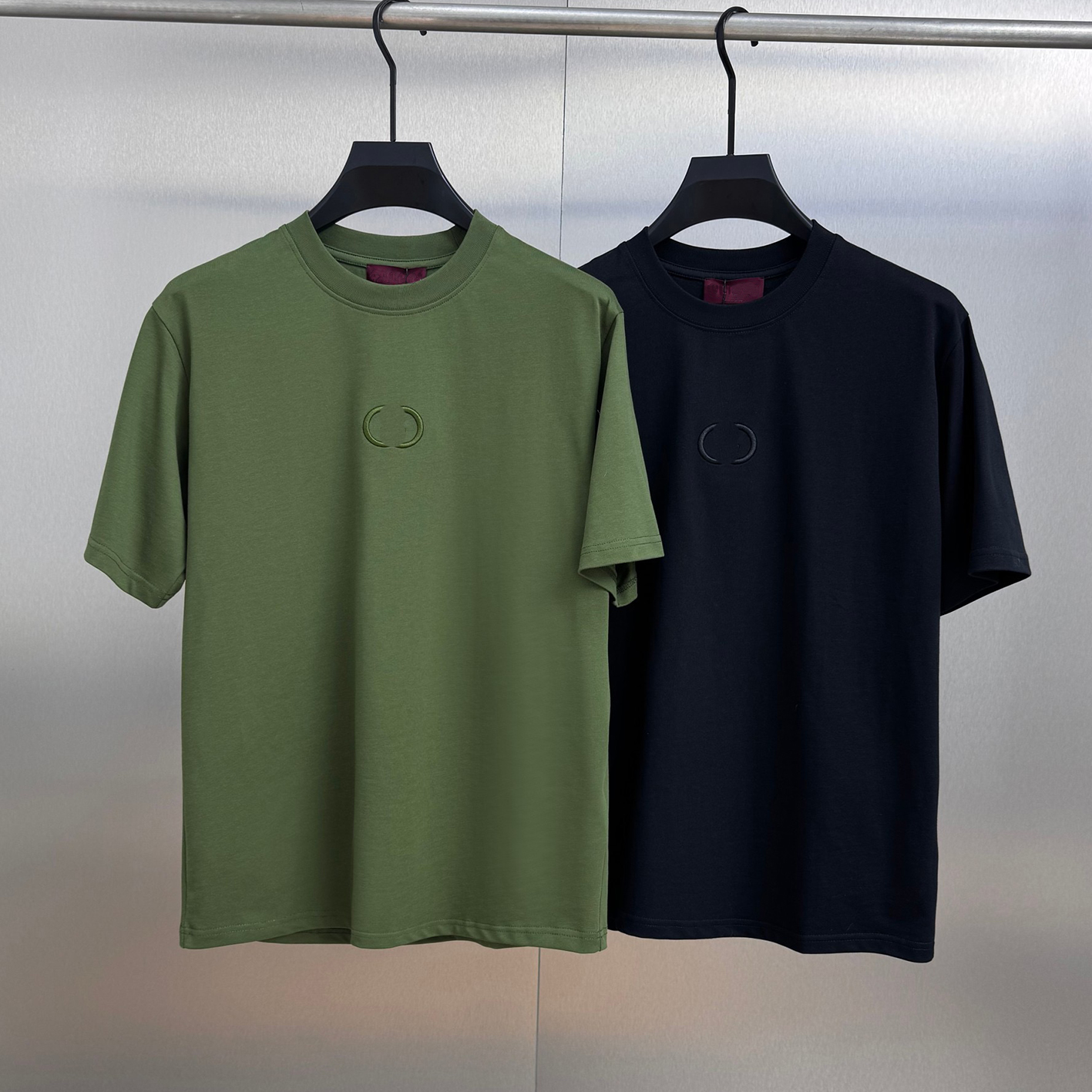 Vêtements de marque de créateurs, T-shirts et polos homme de haute qualité, T-shirts homme avec petites broderies ornées sur la poitrine, manches