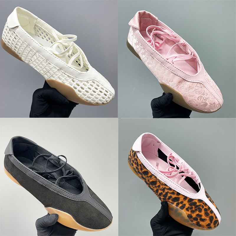 Chaussures femme 2026 Mei style taekwondo ballerines de danse à lacets baskets légères décontractées 1161
