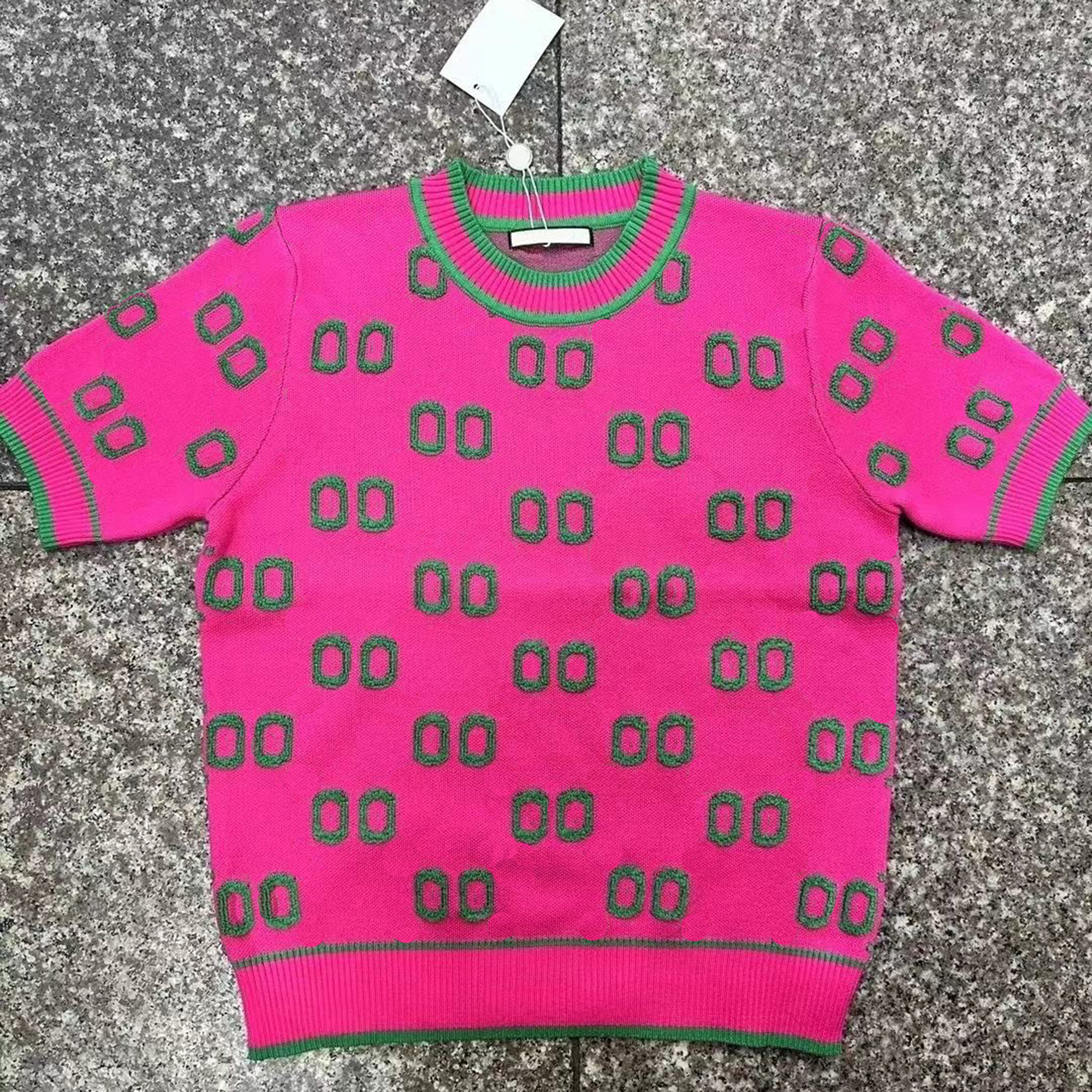 Tricots De Luxe T-shirt Femmes Designer T-shirts Court Été Mode Casual avec Lettre De Marque Designers De Haute Qualité t-shirt