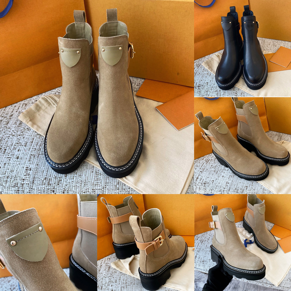 Suede Luxury Designer Womens Nude Brown Zipper Ankle Booties Round Toe Casual Winter Fashion Footwear Quality Comfort Modern Stylish Trendy Black Wh