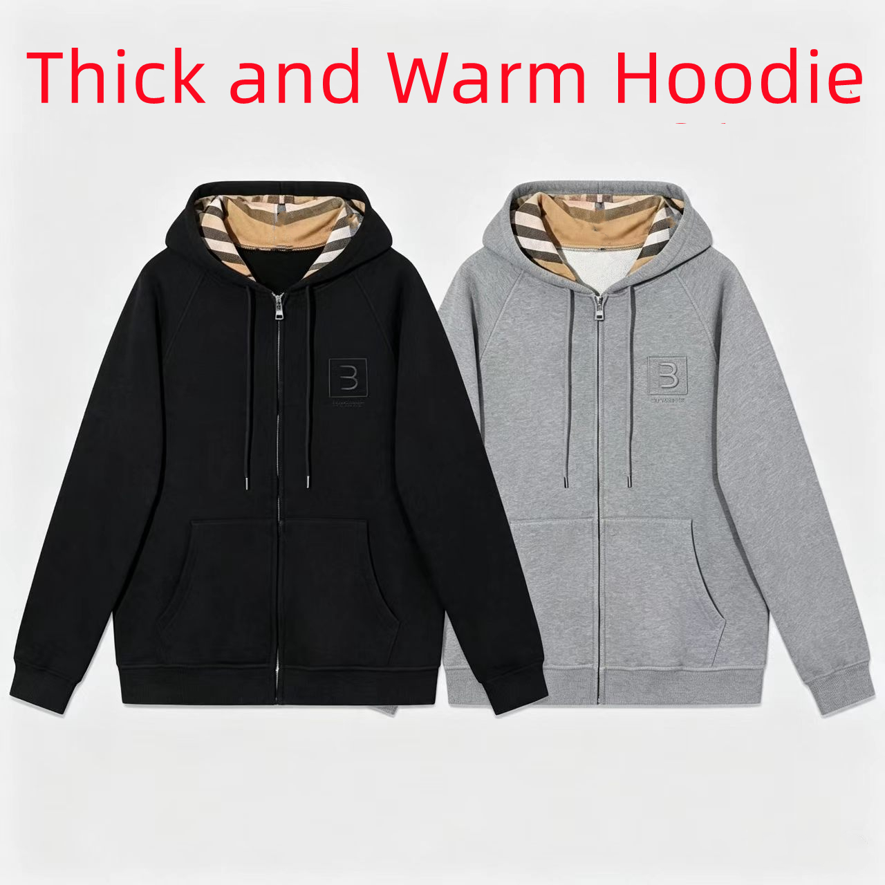 Men's Hoodie Designer Sportswear Women's Autumn/Winter Hoodie Couple Loose Cotton Thickened Super Warm Cardigan High Quality Embroidered T