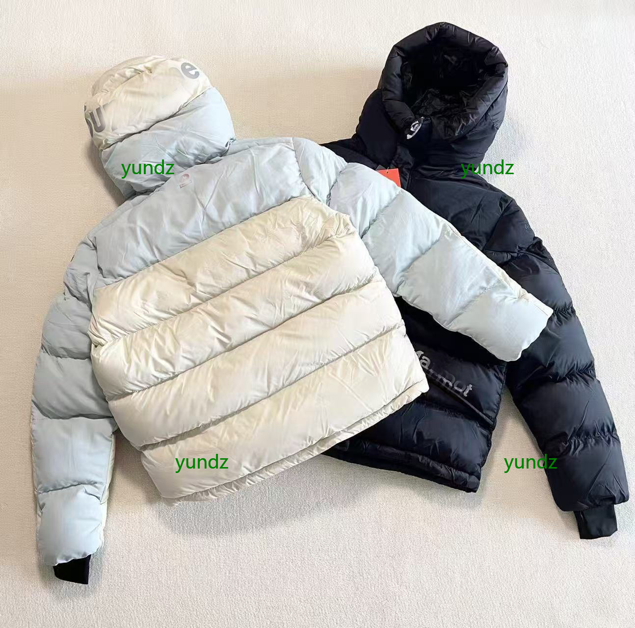 FW25 Marmot down parka jacket Men Women hoodie Sweatshirts cotton Embroidery coat Autumn Winter High Street Unisex Streetwear hoodie